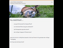 Tablet Screenshot of horse-around.net